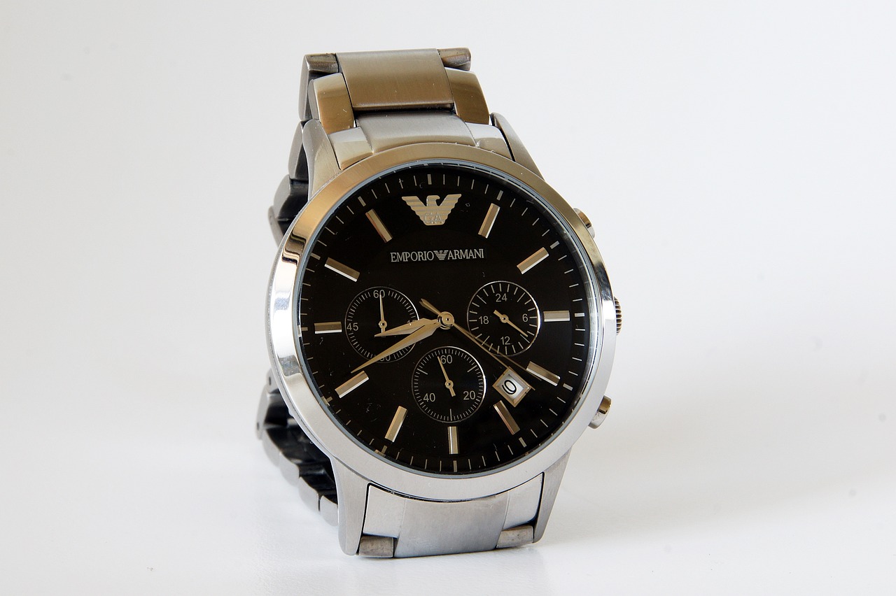 clock, time, armani men's watch, fashion, goods, watch, fashion item, clock, watch, watch, watch, watch, watch, fashion item